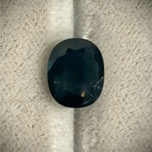 2.9 carat oval shaped blue sapphire (September birthstone) - $650 retail price